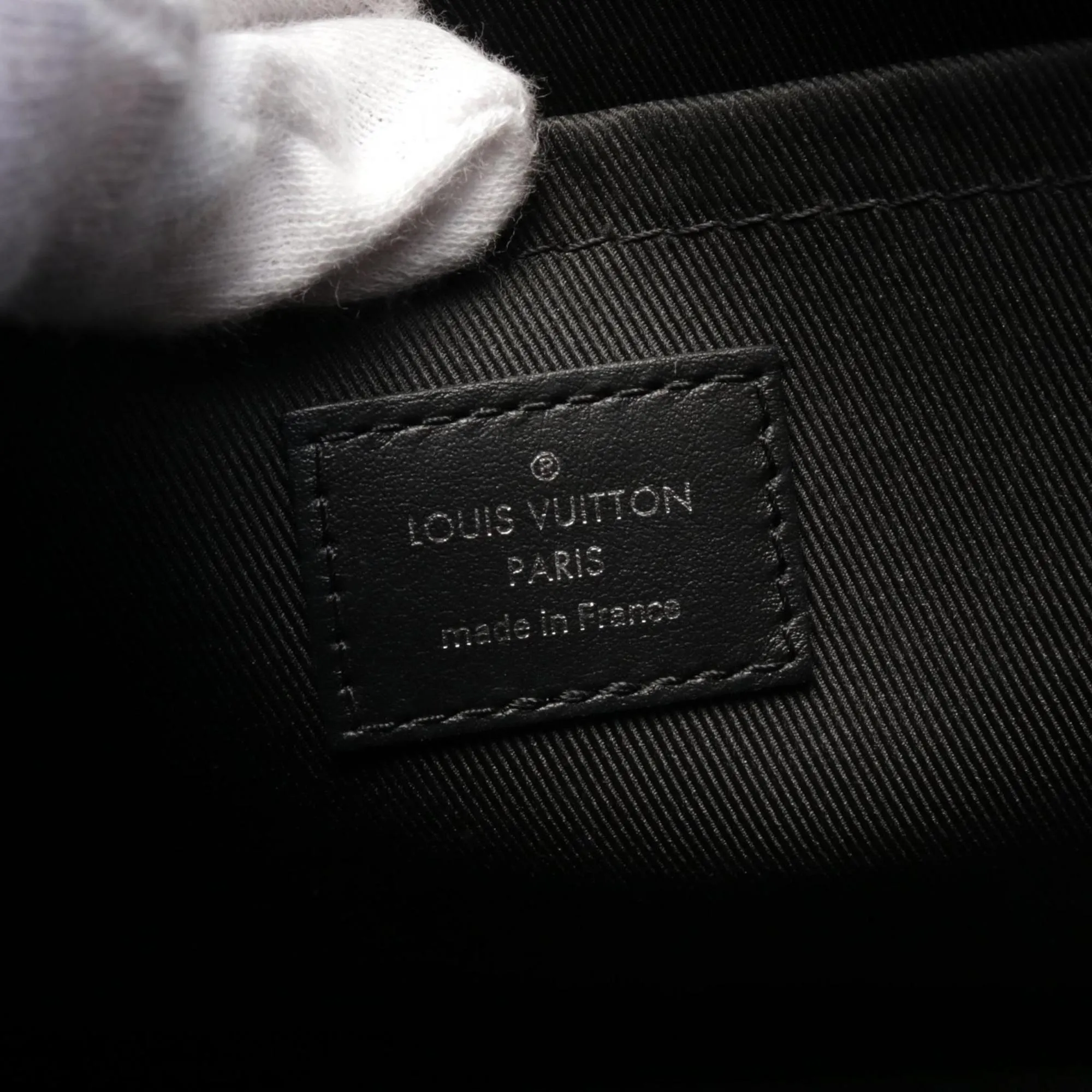 Louis Vuitton  Coated Canvas Monogram Eclipse Pvc Leather Shoulder Bag (Pre-Owned)