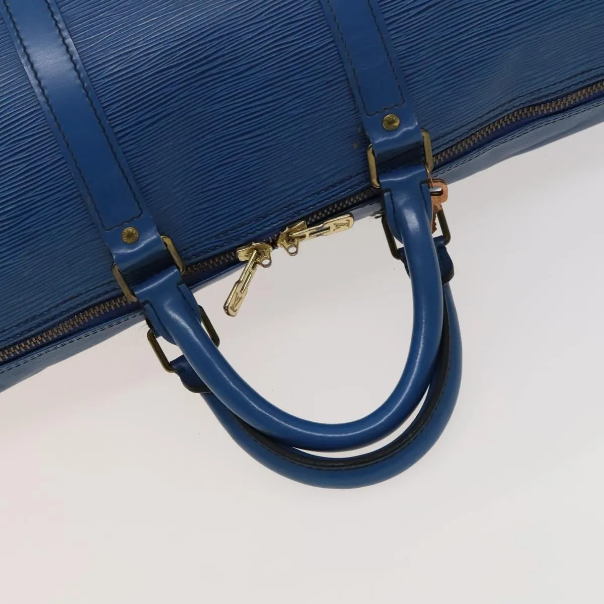 Louis Vuitton Keepall 50 Leather Travel Bag (Pre-Owned)