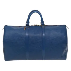 Louis Vuitton Keepall 50 Leather Travel Bag (Pre-Owned)