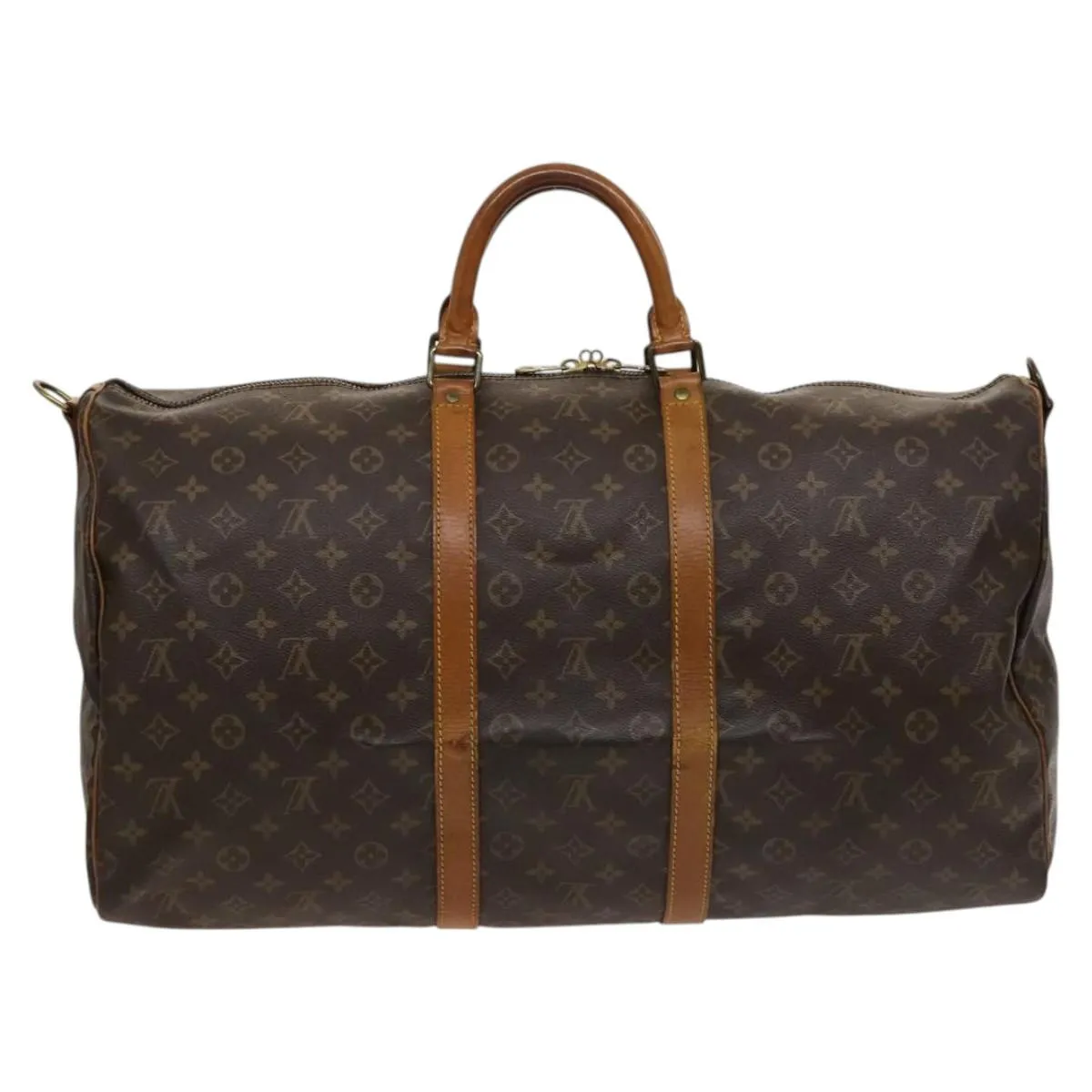 Louis Vuitton Keepall 55 Canvas Travel Bag (Pre-Owned)