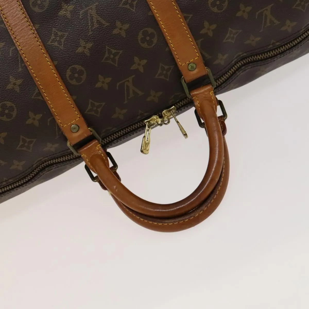 Louis Vuitton Keepall 55 Canvas Travel Bag (Pre-Owned)