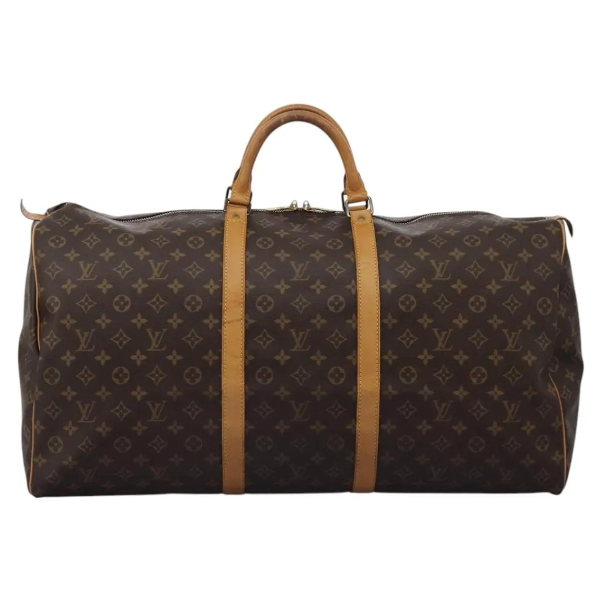 Louis Vuitton Keepall 60 Canvas Travel Bag (Pre-Owned)
