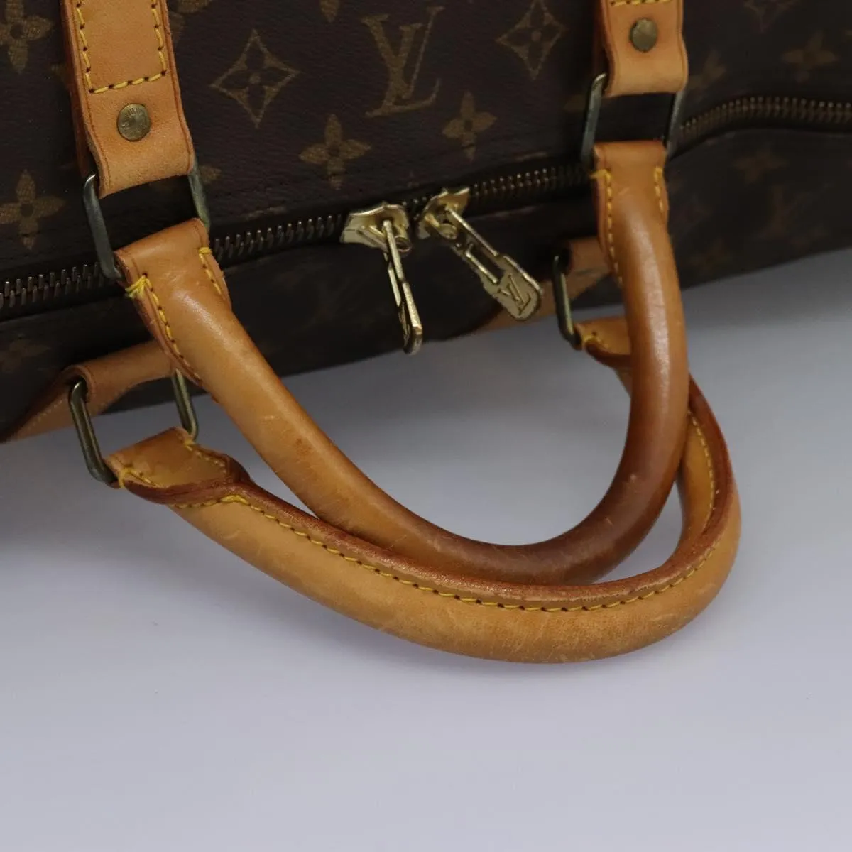 Louis Vuitton Keepall 60 Canvas Travel Bag (Pre-Owned)