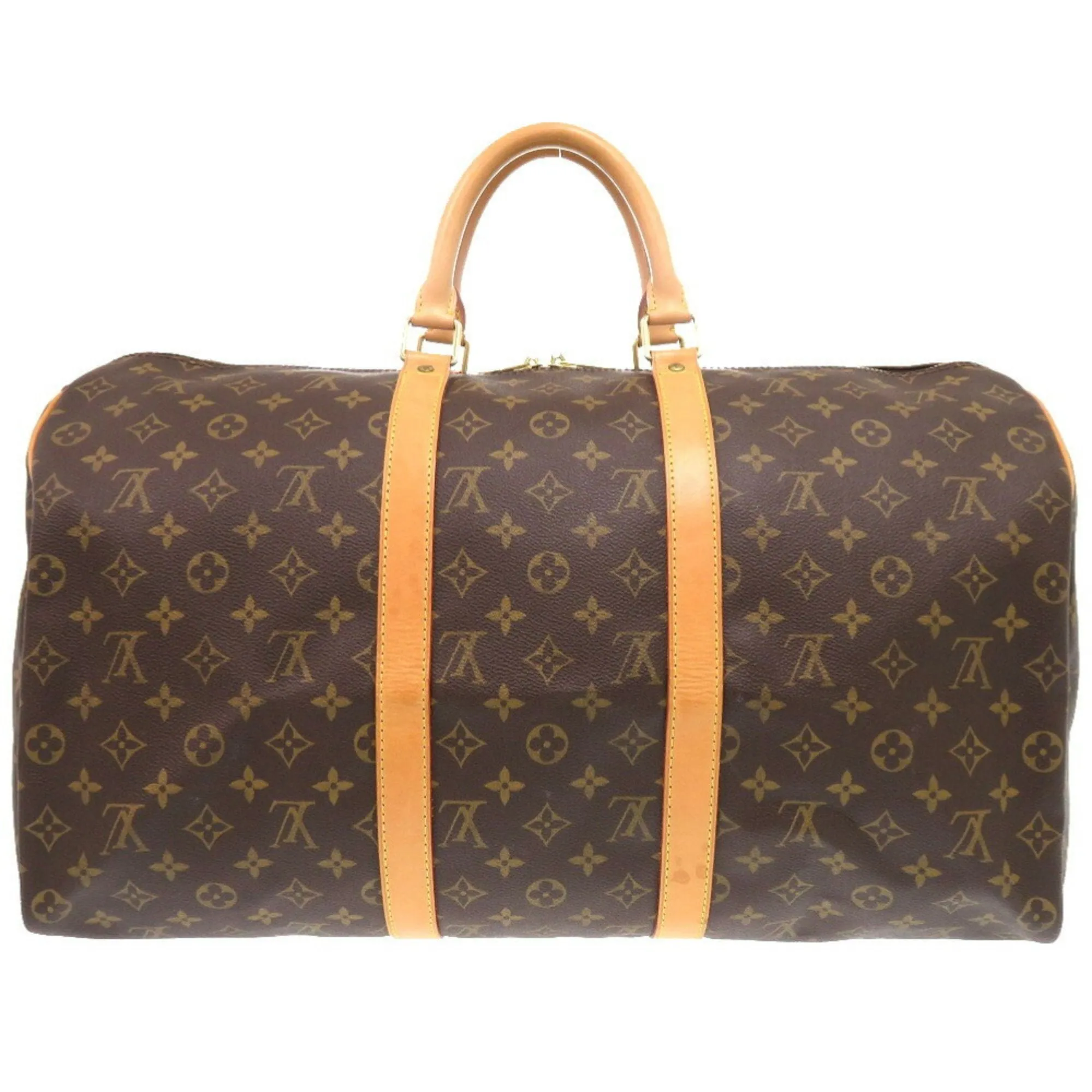 Louis Vuitton Keepall Bandouliere 50 Canvas Travel Bag (Pre-Owned)