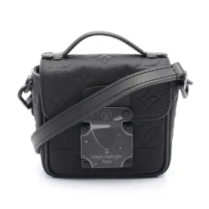 Louis Vuitton Noir Monogram Leather Handbag (Pre-Owned)