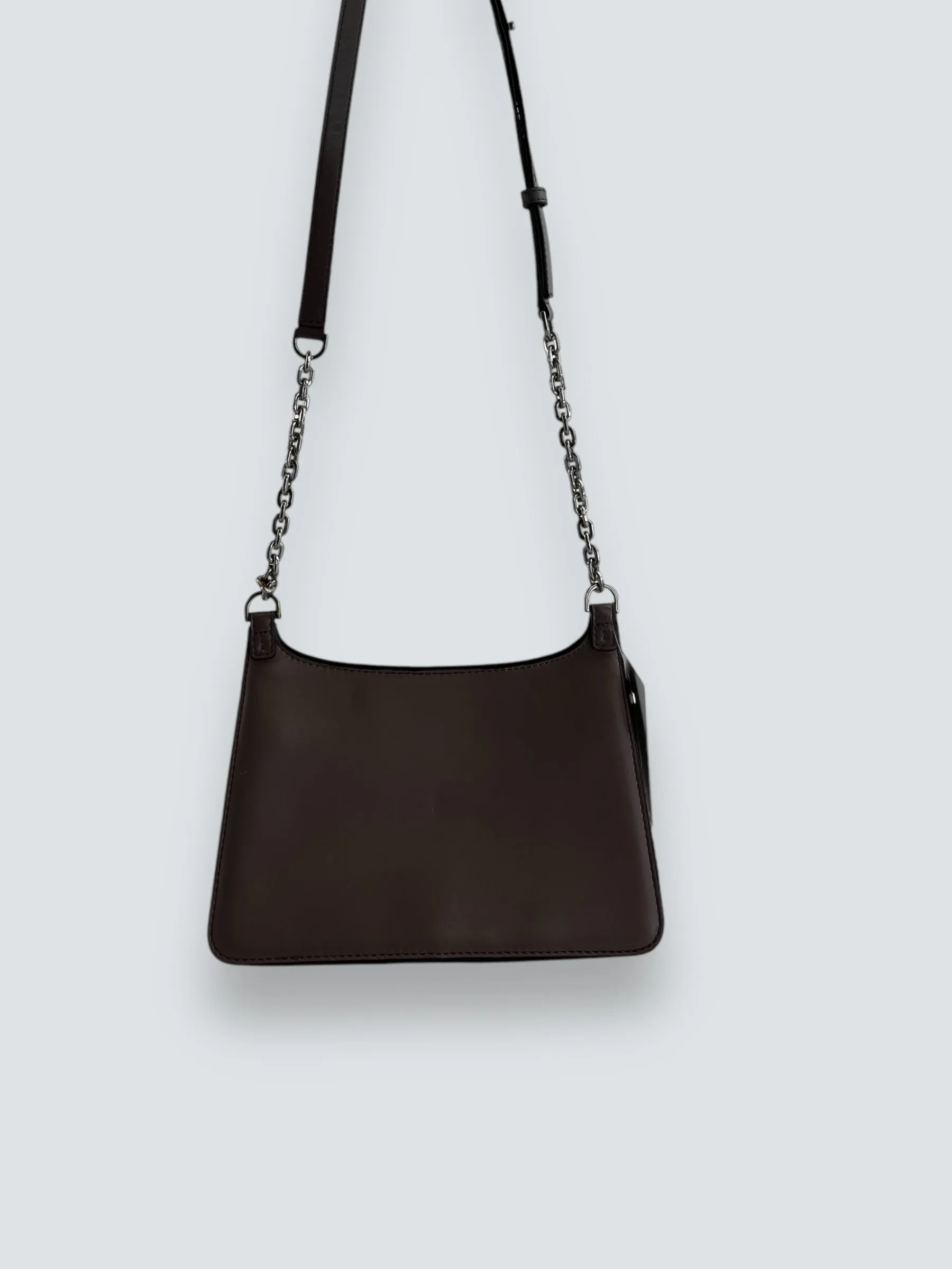 Michael Kors Grey Leather Shoulder Bag