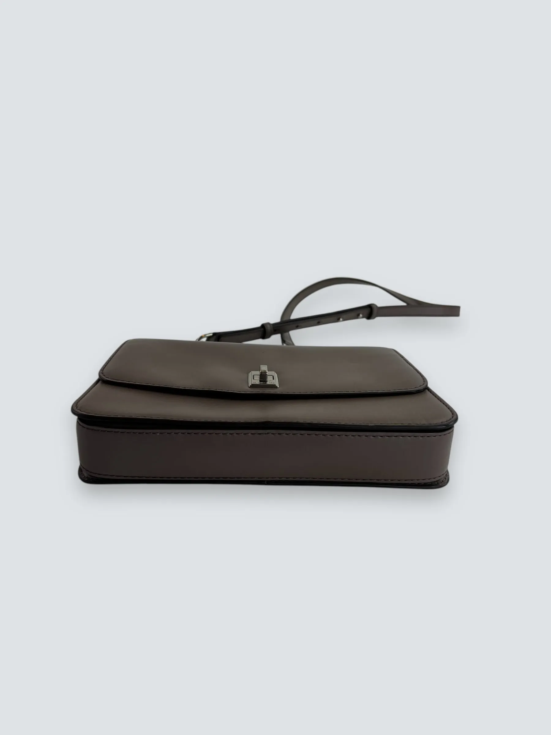 Michael Kors Grey Leather Shoulder Bag