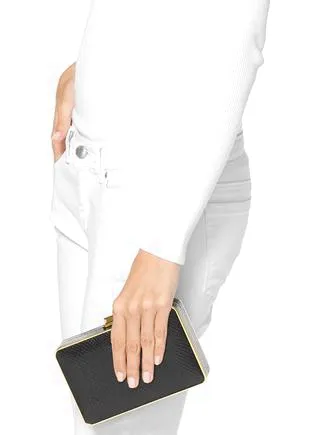 Michael Michael Kors Pearl Medium Box Clutch