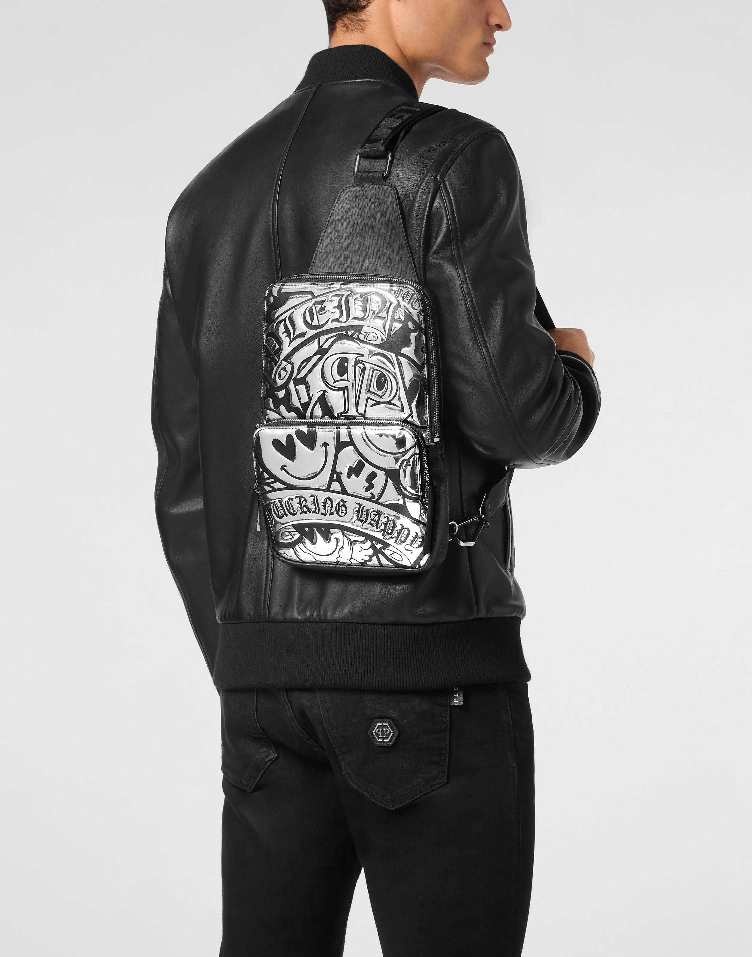 Mirror Leather Cross Body Smile