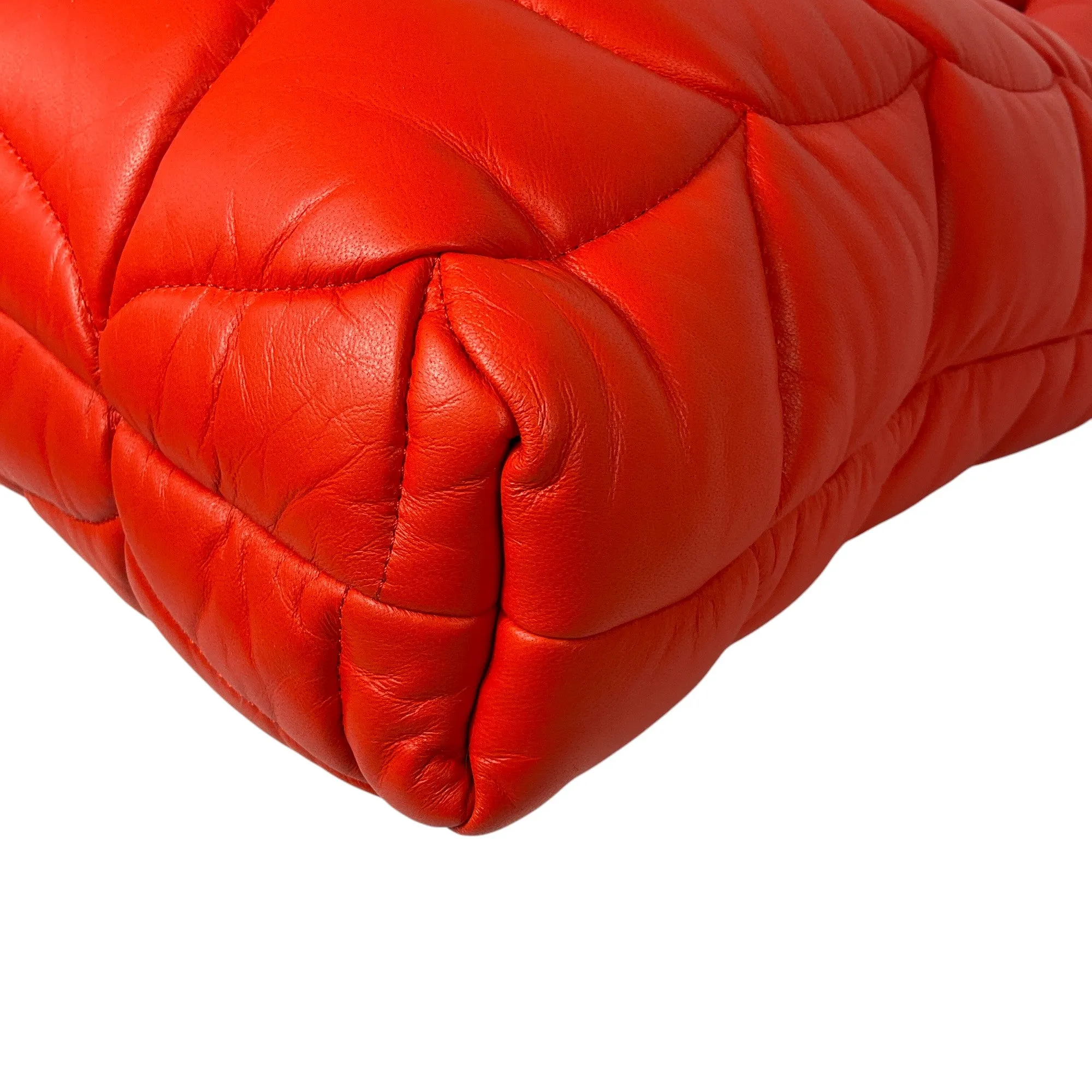 Mulberry Coral Orange Big Softie Nappa Leather Tote