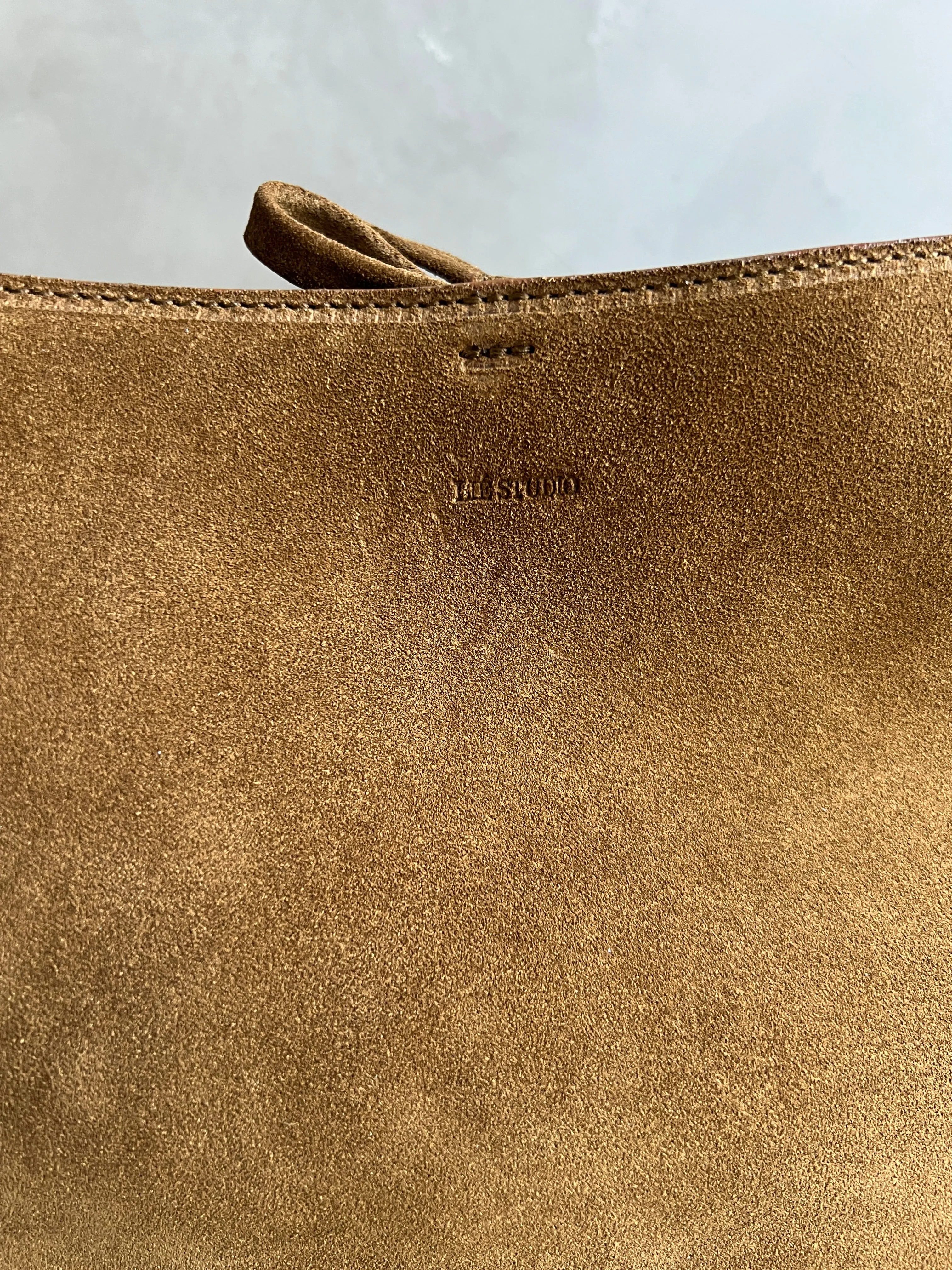 Norma Tote, Suede, Brown