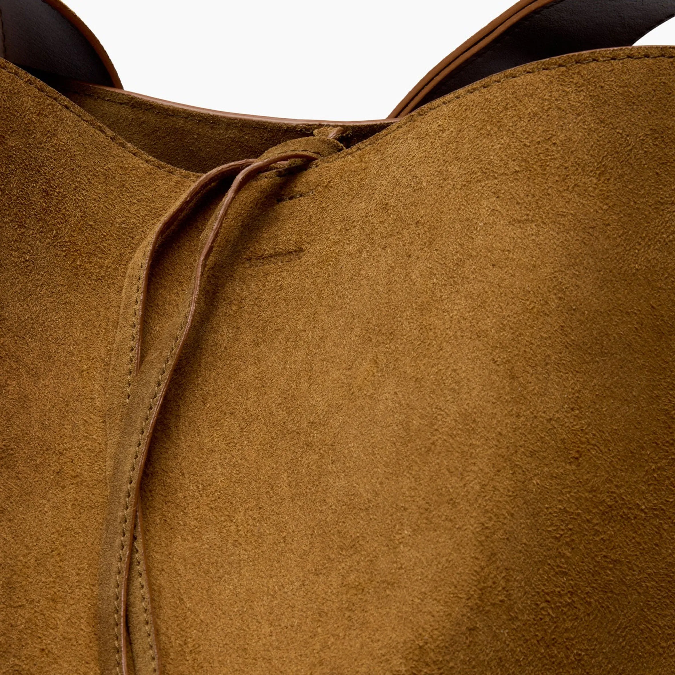 Norma Tote, Suede, Brown