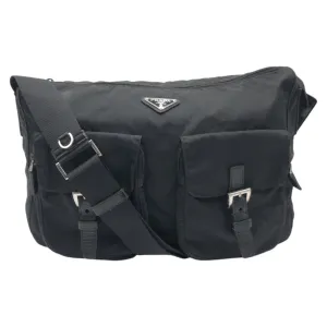 Prada Nylon Messenger Bag Shoulder Bag (Pre-Owned)