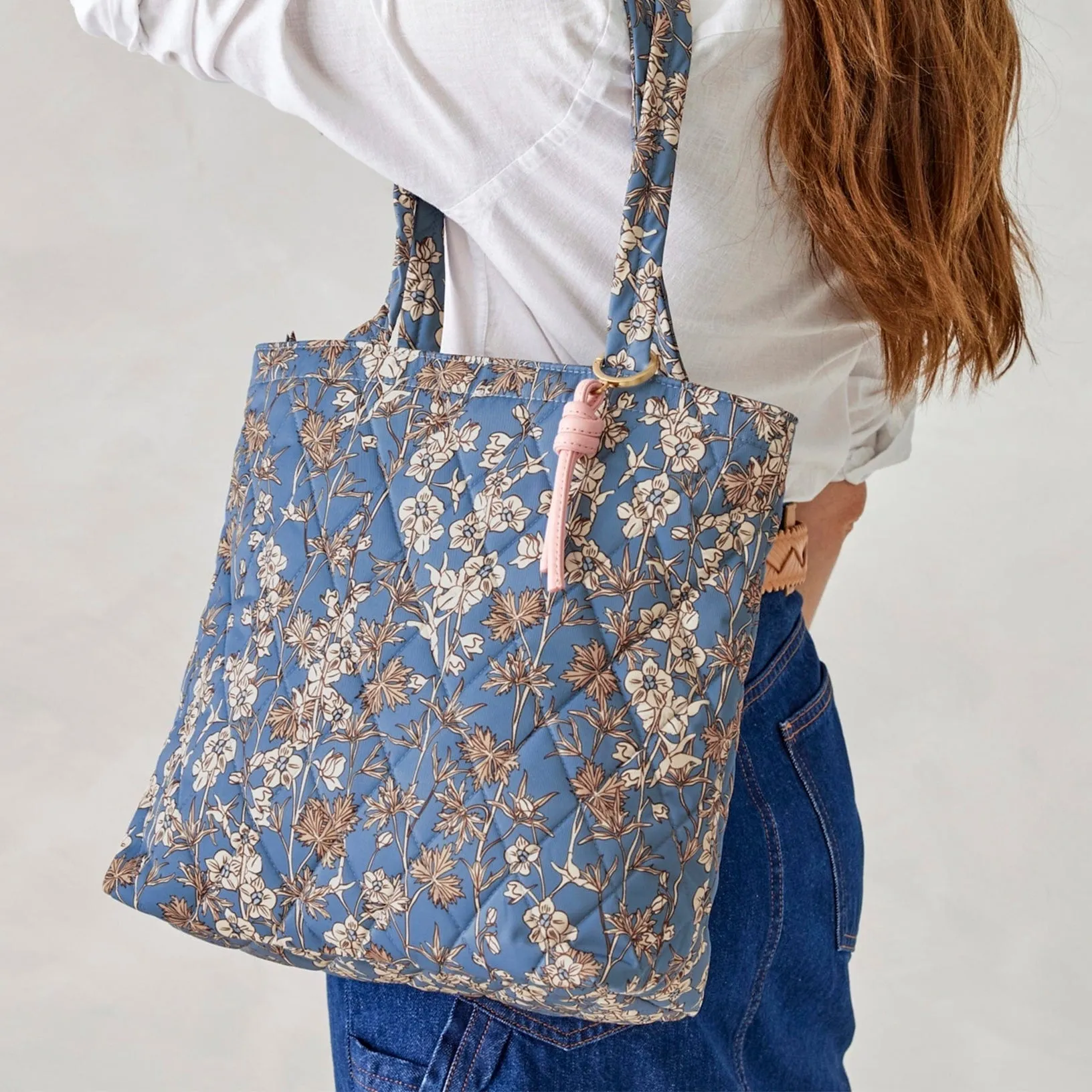 Small Original Tote Larkspur Delphinum
