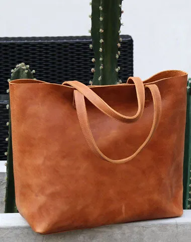 Stylish LEATHER Large Brown WOMEN Tote Bags Tote Shoulder Purse FOR WOMEN