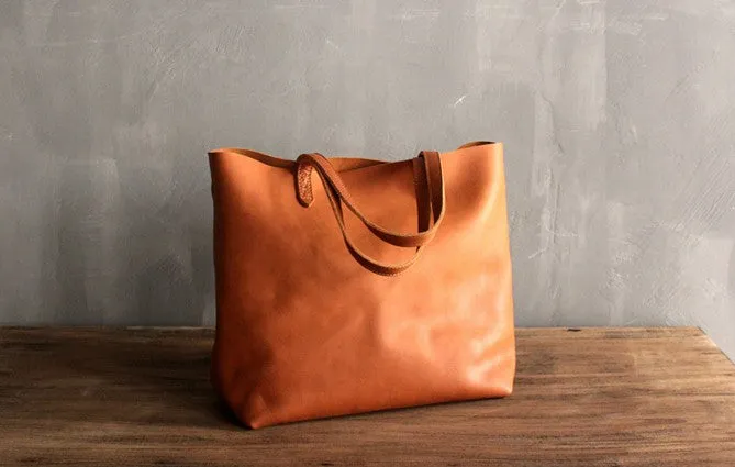 Stylish LEATHER Large Brown WOMEN Tote Bags Tote Shoulder Purse FOR WOMEN