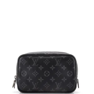 Toiletry Pouch Monogram Eclipse Canvas PM