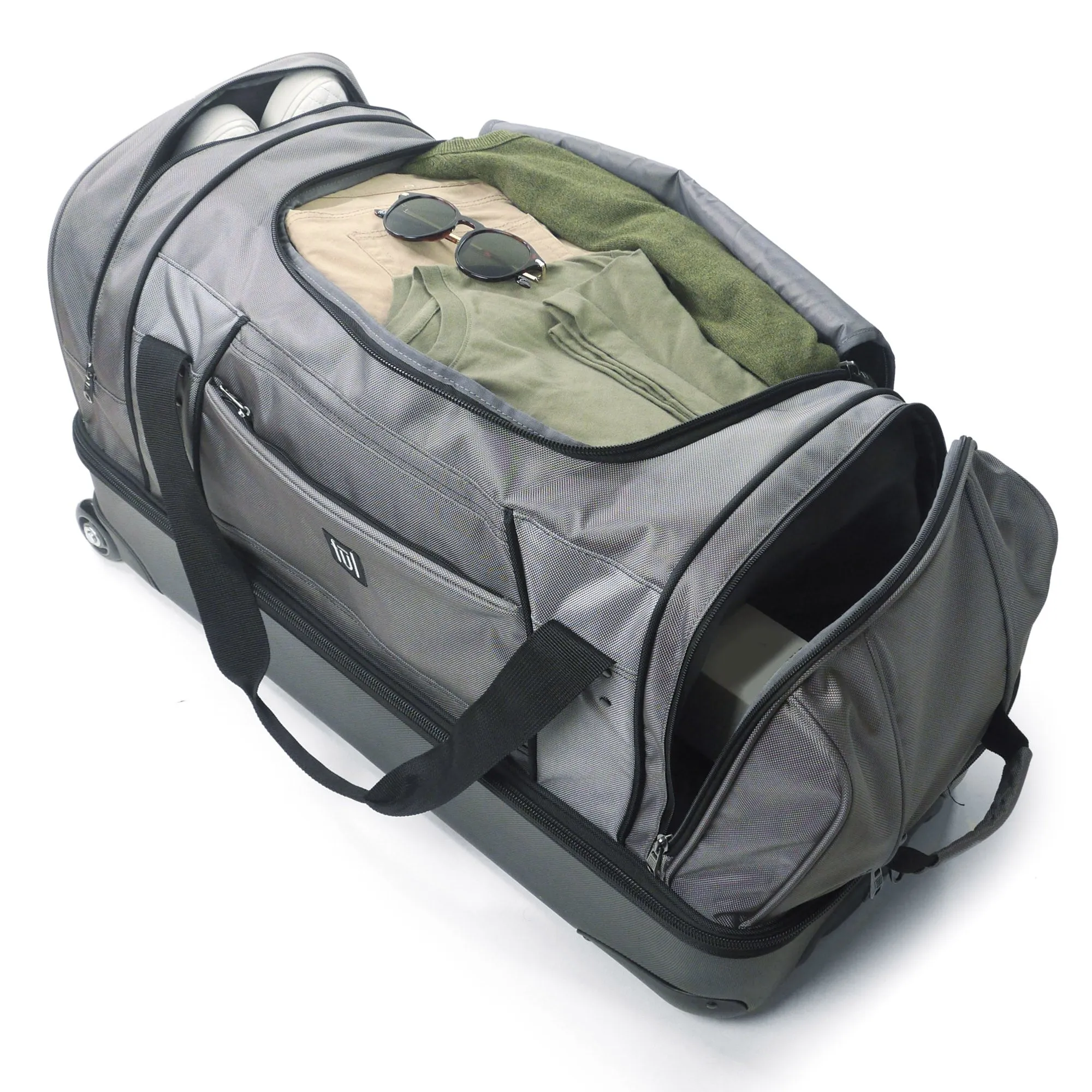 Workhorse Series 30" Split Level Grey FL Rolling Duffle Bag