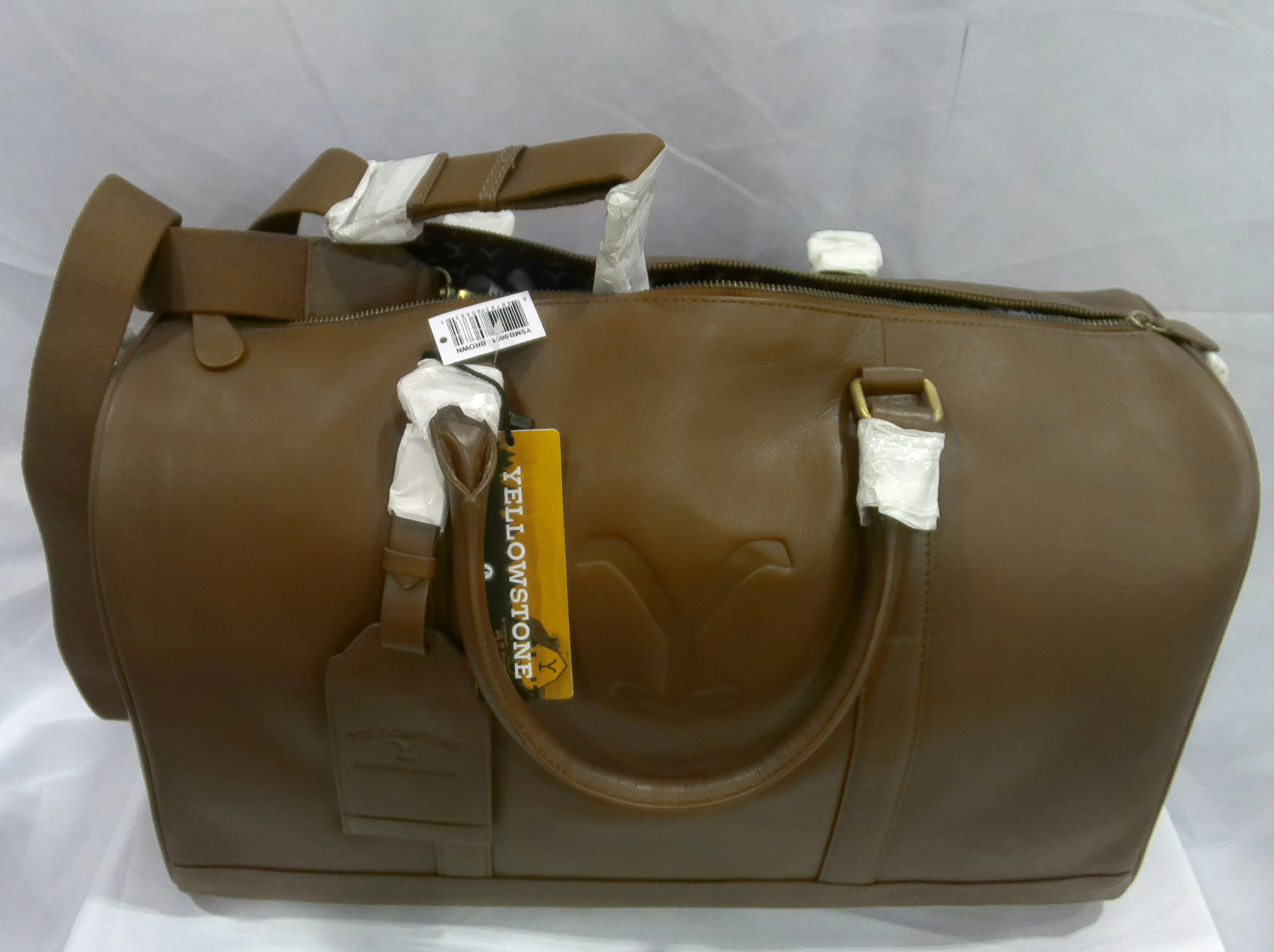 Yellowstone real leather 21-inch duffle